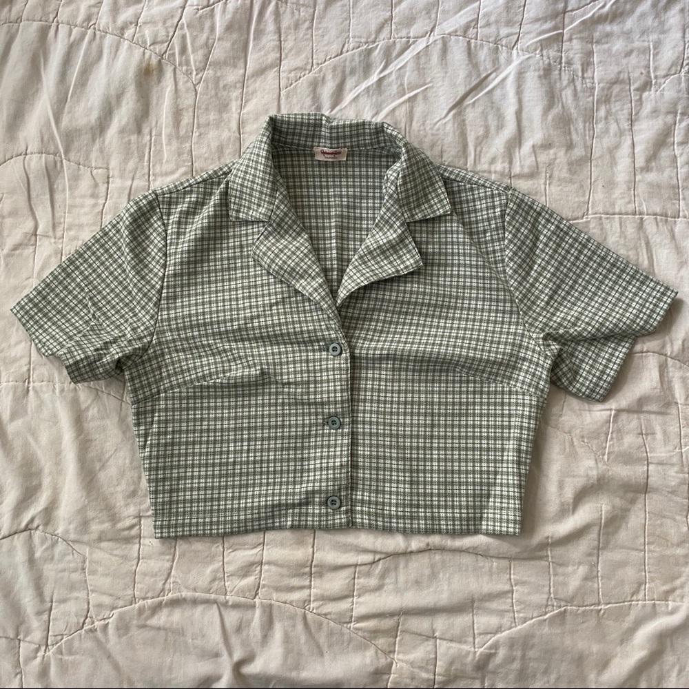 Cropped Button Down